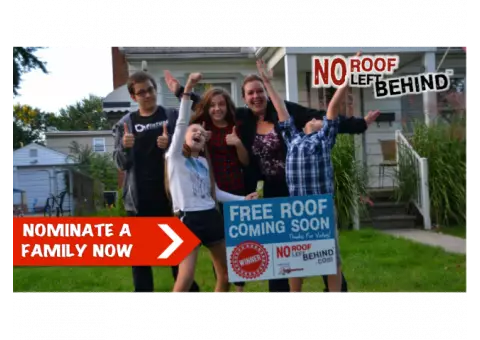 Roof Giveaway Nominations Needed